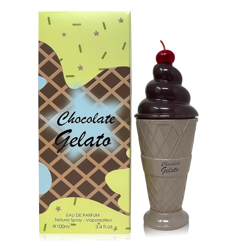 AFLUXE Sweet Dessert Collection EDP - Chocolate Gelato Travel Size Eau de Parfum for Women | Cute Shape