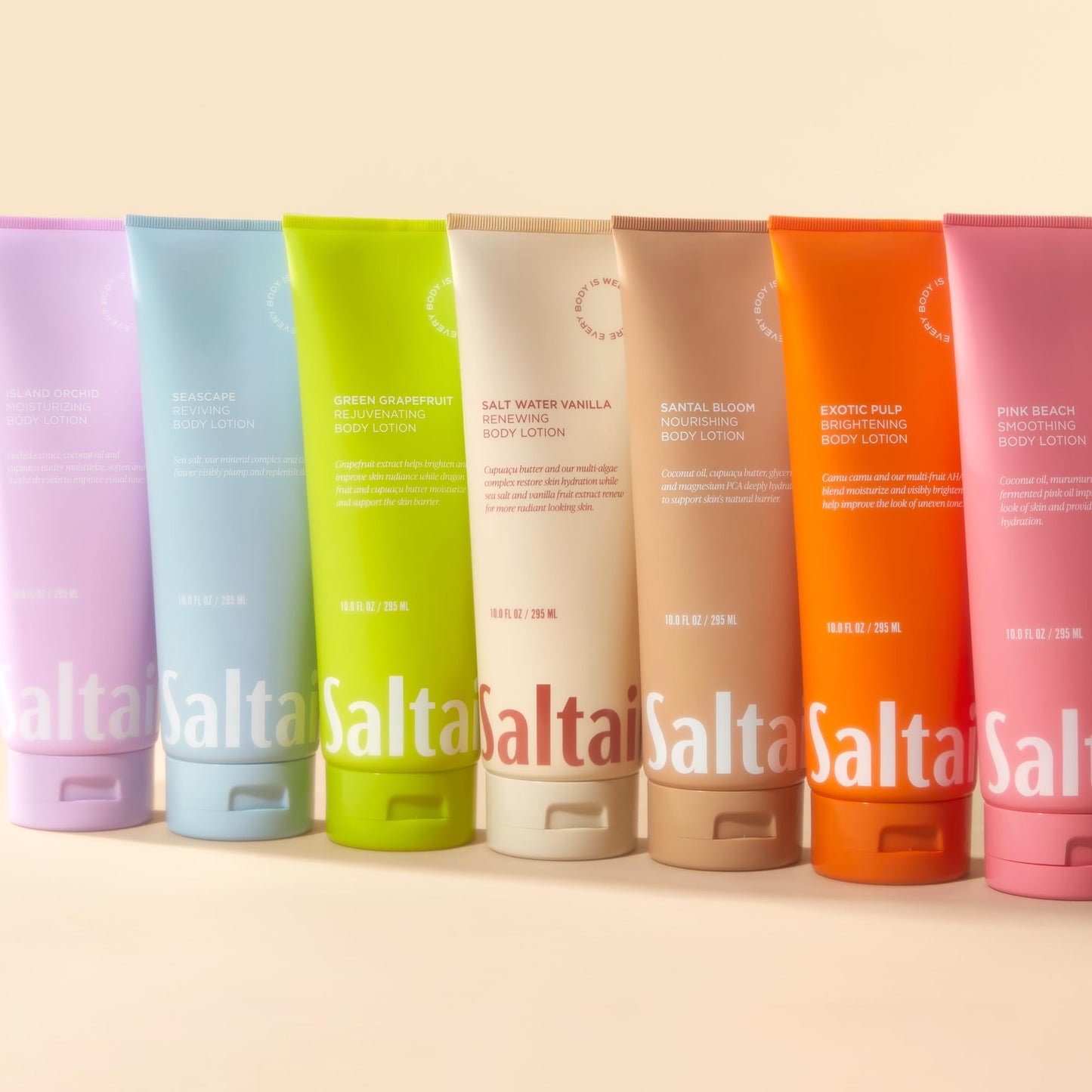 Saltair Body Lotion - 2 Pack Moisturizing Lotion For Dry Skin. Pink Beach Scented Hydrating Body Cream with Nourishing Moisturizer Formula. Skin Care for Women and Men. 2x 10oz Tubes