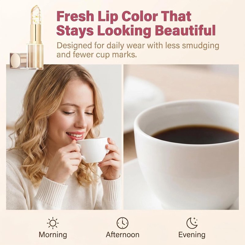 Color Changing Lipstick, pH Lipstick Color Changing Long Lasting, Transferproof Tinted Lip Balm, Gift For Women, Mother's Day & Birthday Gift (Pink-1 Count)