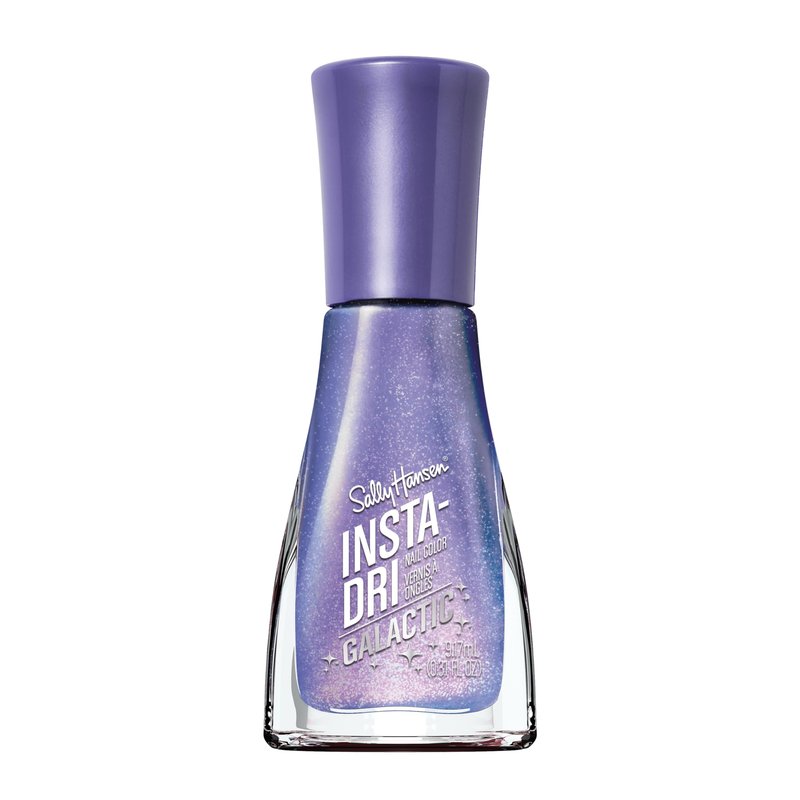 Sally Hansen Insta-Dri Galactic Nail Polish | Quick Dry, Long Lasting, Streak-Free Shine | Semi-Opaque, Shimmery | 110 Ne-Blue-la | Holographic Blue-Purple Nail Color