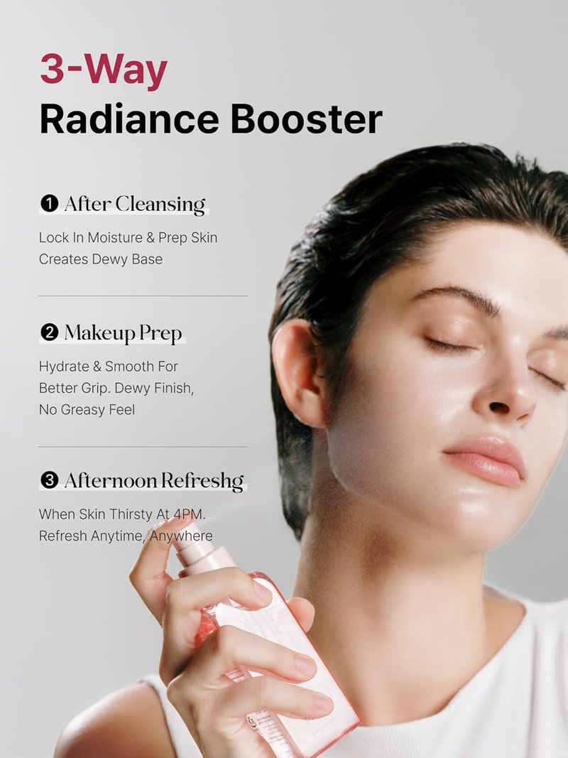 Delere Caviar Glow Soothing Mist - Korean Glass Skin Serum with 5% Caviar & Squalane | 3.4oz Anti-Aging Radiance