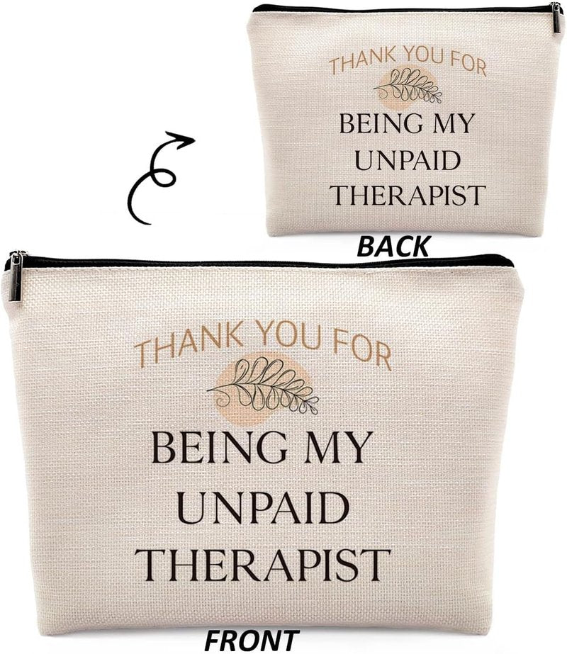 Funny Cosmetic Bag for Women - Best Friend Appreciation Gift | Travel Toiletry Makeup Bag