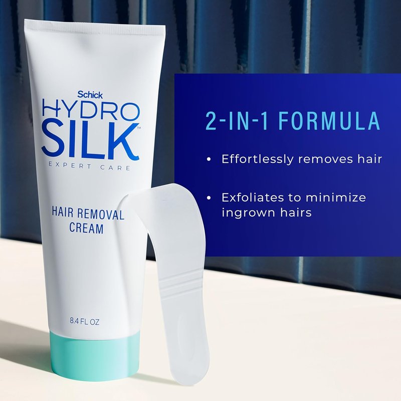 Schick Hydro Silk Depilatory Cream - Smooth Skin for Body & Bikini Area | 6 oz
