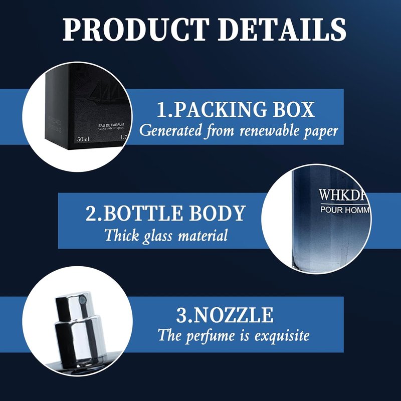 Skiennix Eau de Toilette Pheromone Cologne for Men - Citrus Fresh, Lasting Spray Perfume, 1.7 Oz