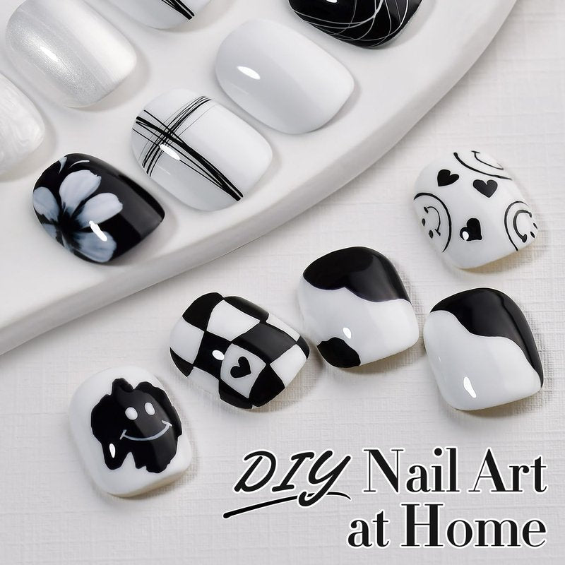 Gel Nail Polish - Double Rhythm 15ML Pure Sheer Soak Off | DIY Manicure at Home (White-A1093)