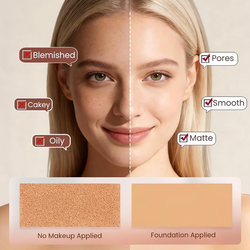 Regine Switzerland Color Changing Foundation - Hydrating, Lightweight Formula for Mature Skin (1pc)