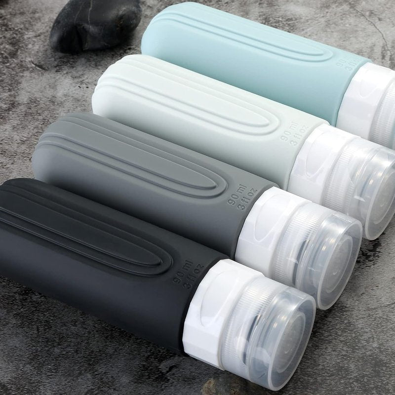 Mrsdry 13pcs Set Travel Bottles with Covers, Leak Locks Travel Accessories for Shampoo, Conditioner, Wash, Body