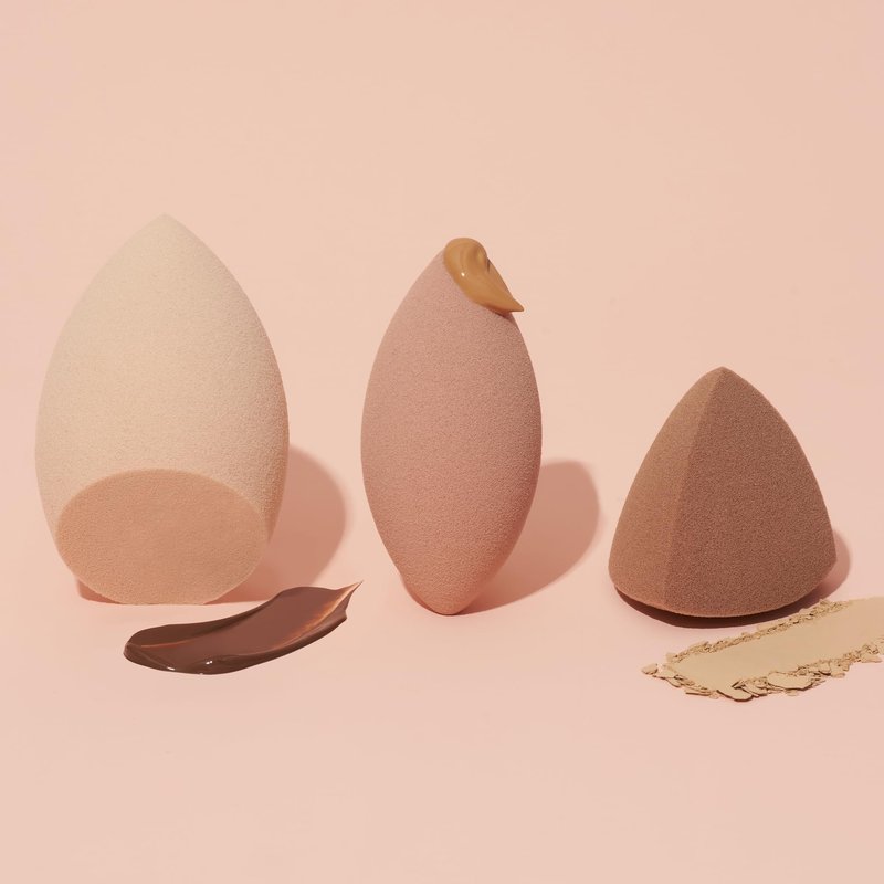 e.l.f. Total Sponge Set, Multi-use Makeup Sponge Set For Flawless Blending, Great For Powder Or Liquid Concealer & Foundation, Vegan & Cruelty-Free