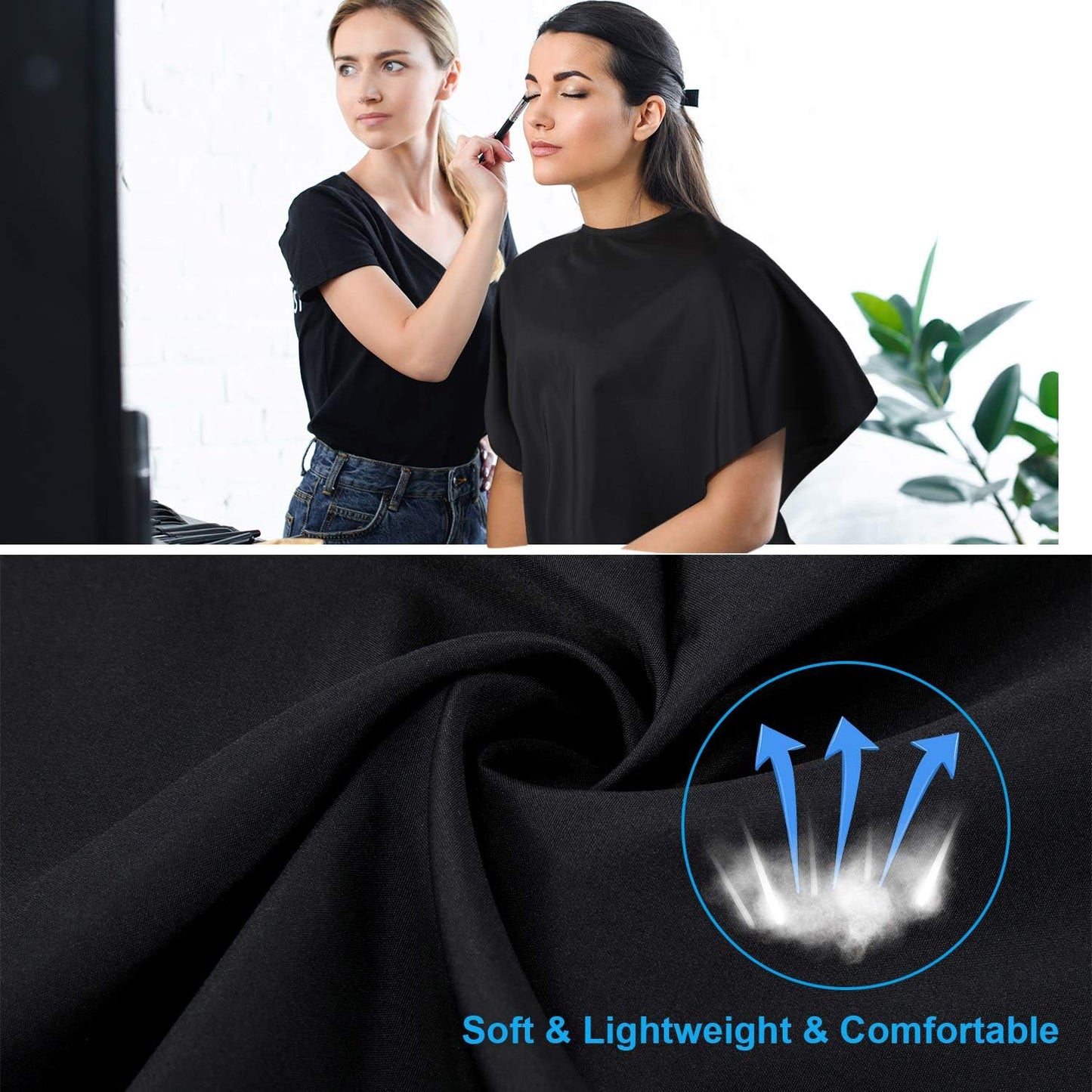 Skiennix Waterproof Beauty Salon Bib - 2 Pcs Barber Dye Cape for Hairdresser Clients | Durable & Stylish