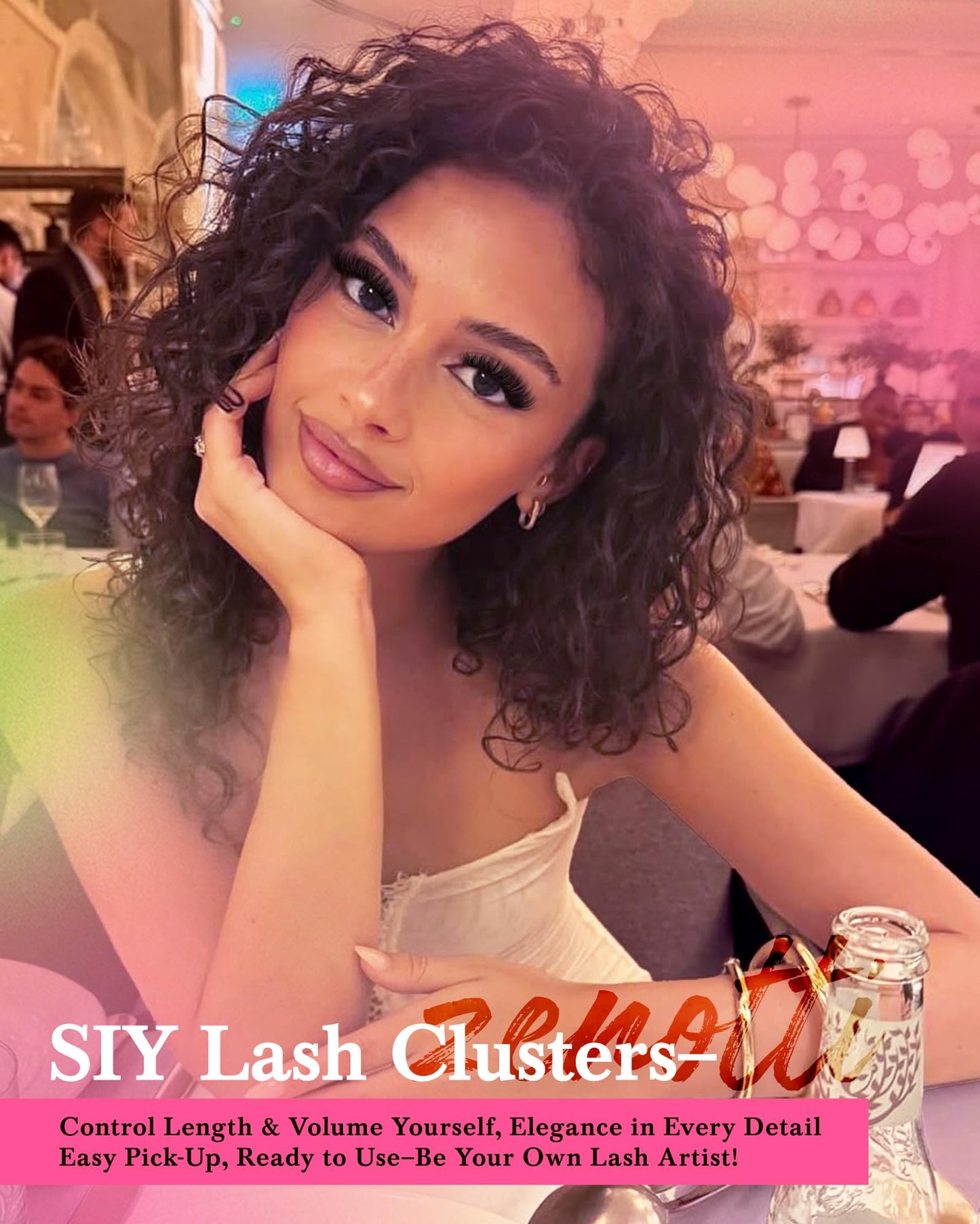 Volume Lash Clusters Wispy Cluster Eyelash Extensions Thick Eyelash Clusters with Bottom Lashes 80D Individual Lashes D Curly Lashes Extension DIY at Home 5-18mm by zenotti