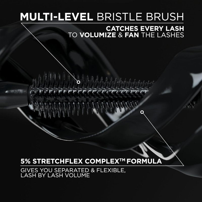 L'Oreal Paris Voluminous Panorama Mascara - Volumizing & Lengthening, Washable, Black | 0.33 Fl Oz