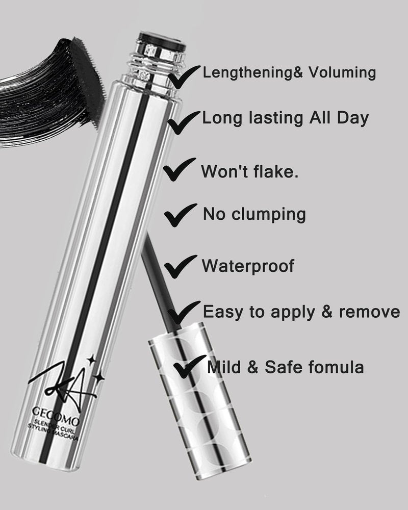 Mascara for Older Women 60 Plus,Brown Prime Waterproof Length and Volume Lash Mascara for Mature Hypoallergenic Volumizing Máscara with Thinning Lashes,Long Lasting No Clumps for Sensitive Eyes-02