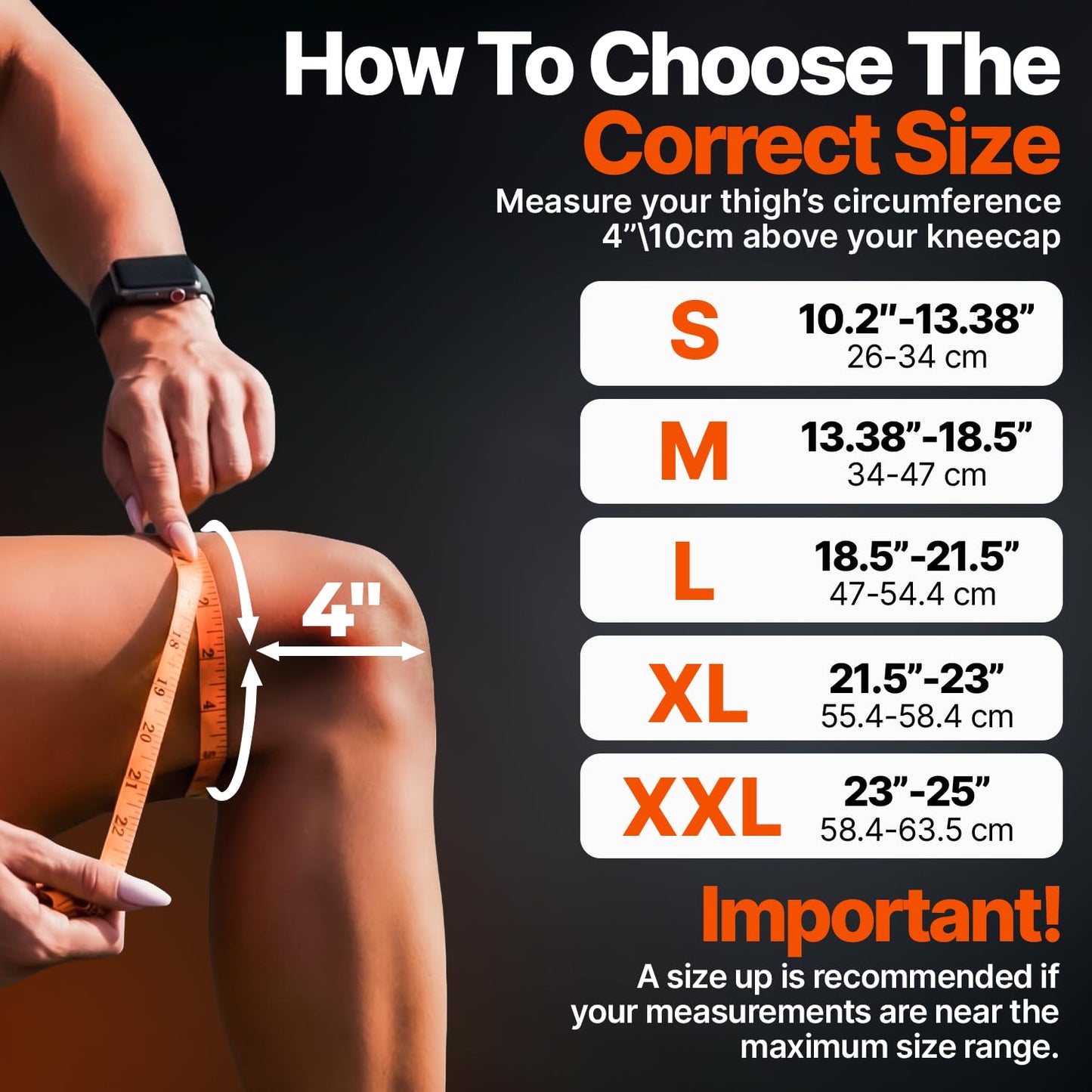DR. BRACE ELITE Knee Brace with Side Stabilizers & Patella Gel Pads for Maximum Knee Pain Support and fast recovery for men and women-Please Check How To Size Video (Mercury, Large)