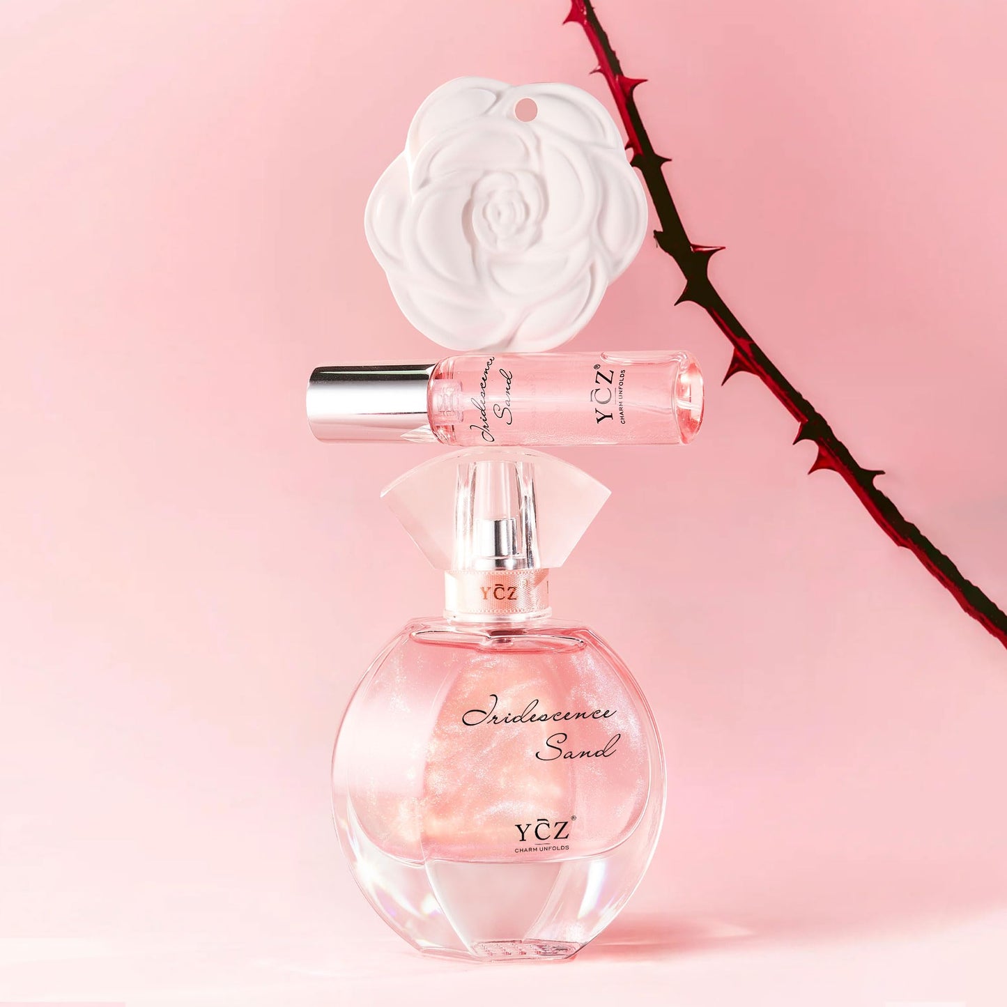 Ycz Quicksand Perfume Luxury Women's Perfume Gift Set for Mothers Day Gifts, 2.19oz (65ml) Eau De Parfum, Long-Lasting Oriental Fragrance with Grapefruit, Citrus Blackcurrant, Unique Gift for Women