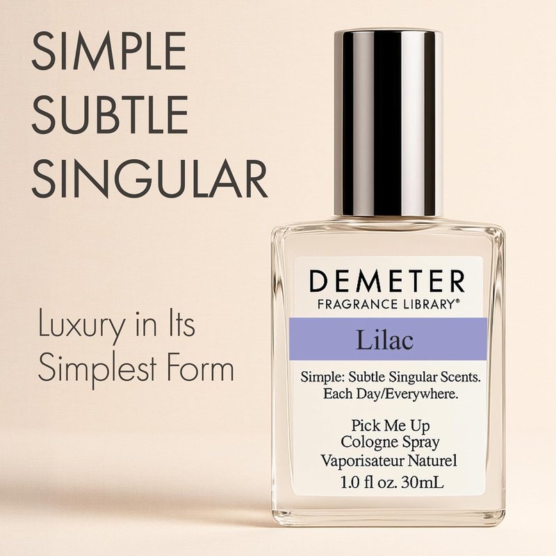 Demeter Natural Perfume Spray - Lilac Scent for Women | 1 oz Bottle