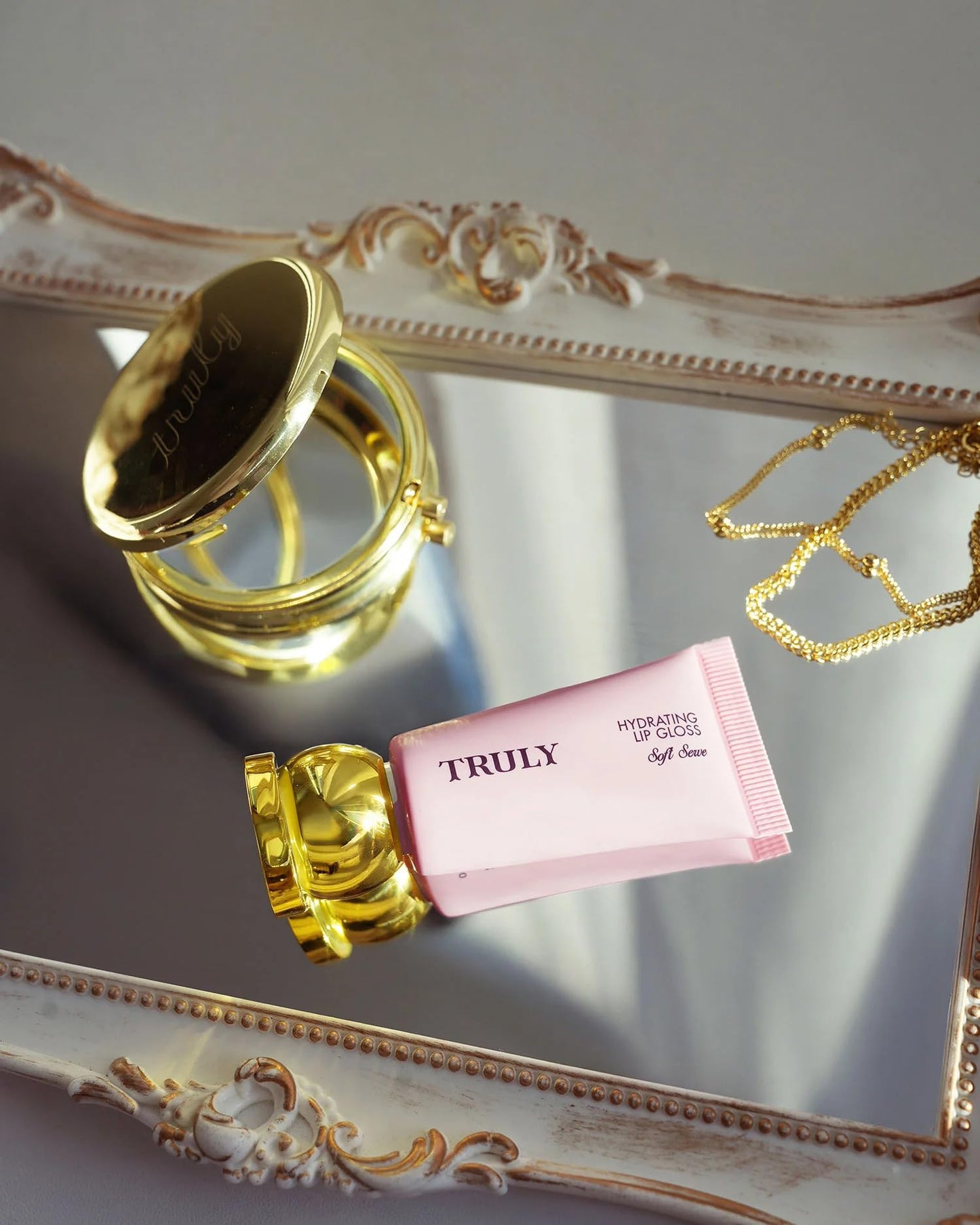 Truly Beauty Soft Serve Hydrating Lip Gloss | High Shine & Tinted, Infused with Hyaluronic Acid, Jojoba Oil & Shea Butter