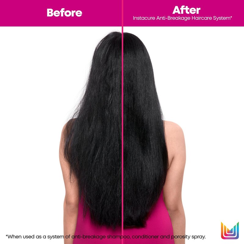 Matrix Instacure Anti-Breakage Shampoo | Repairs, Balances & Strengthens Hair | Reduces & Prevents Breakage & Frizz | For Dry, Damaged & Brittle Hair | Packaging May Vary | 10.1 Fl. Oz. | Vegan