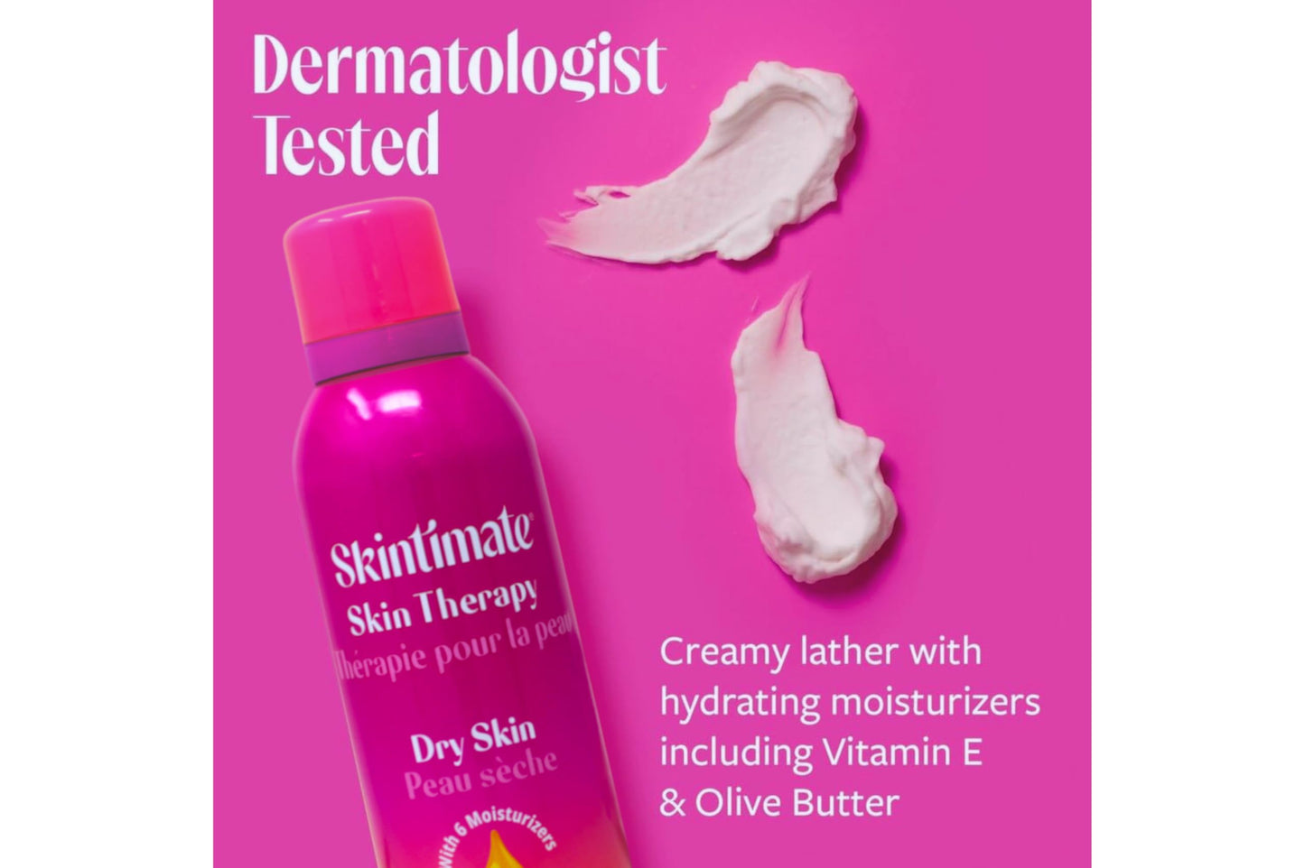 Skintimate Skin Therapy Moisturizing Shave Gel for Women with Lanolin and Olive Butter, Multi, One Size, 7 Oz