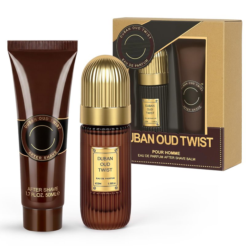 Cologne for Men, Mens Cologne Gift Set, 20ml Cologne and 50ml Moiturizing Aftershave Balm, Eau Fraiche for Men, Cologne and After Shave Balm Fragrance Set for Man Birthday Fathers Day Christmas
