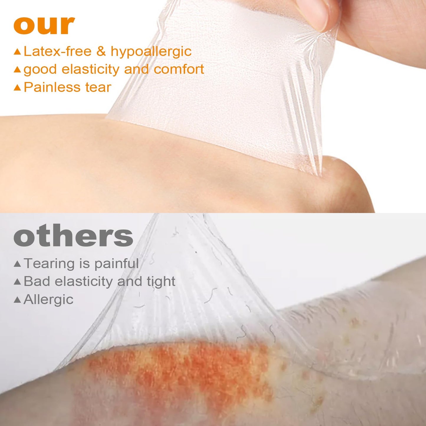 Tattoo Aftercare Bandages 20 Packs - PEPAX 6 x 4 Inch Second Skin Tattoo Cover Up Patch Waterproof Tattoo Cover Up Tape Latex-Free Transparent Film for Tattoo Healing Protection Swimming Shower