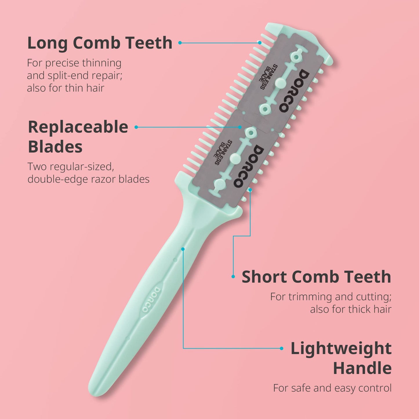 Tinkle Hair Cutter and Comb (1 Pack)