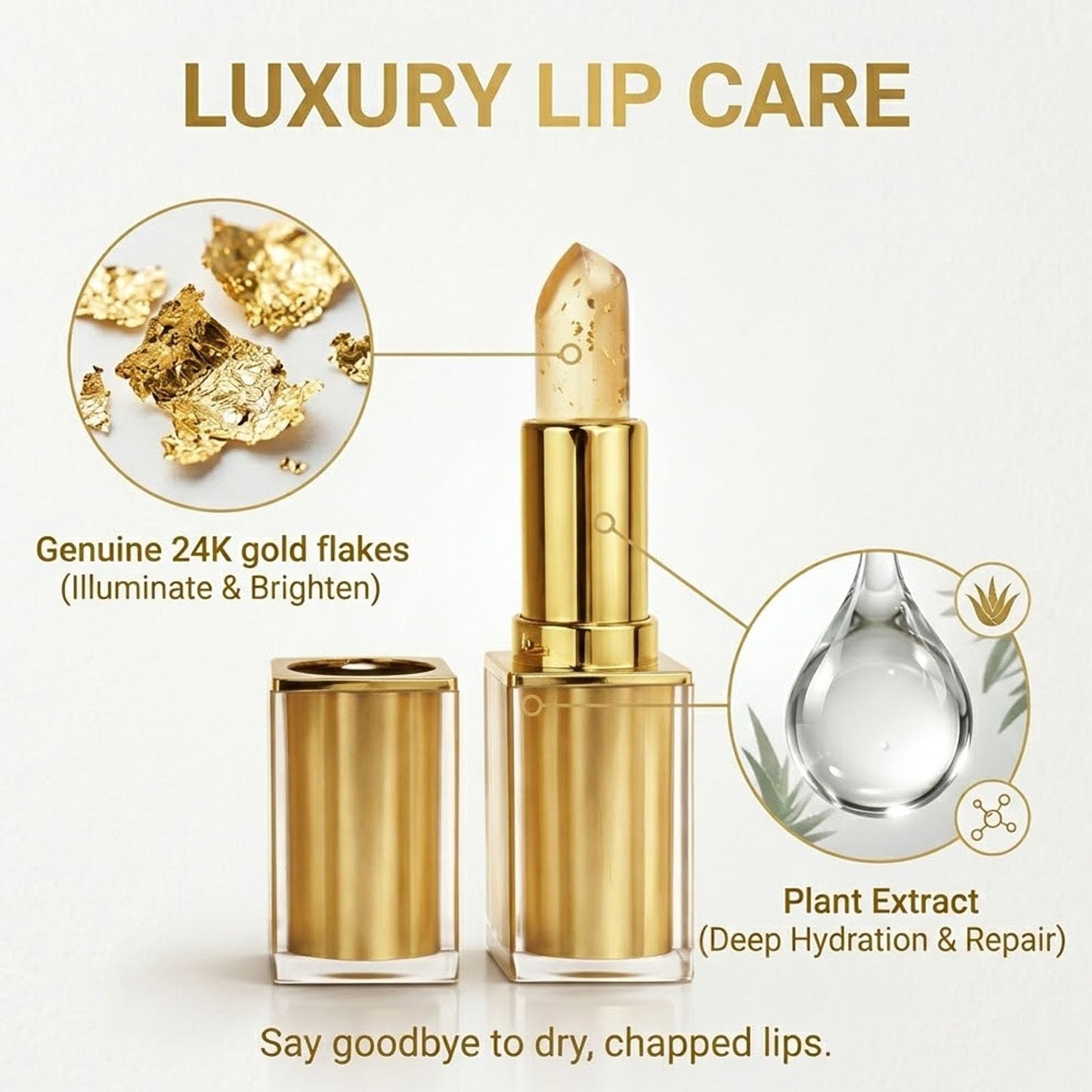 Yurisphere 2 Pack pH Color Changing Lipstick for Women, Clear Lip Stick That Adapts to Your Natural Tone, Long Lasting Moisturizing Lip Balm with Glossy Finish