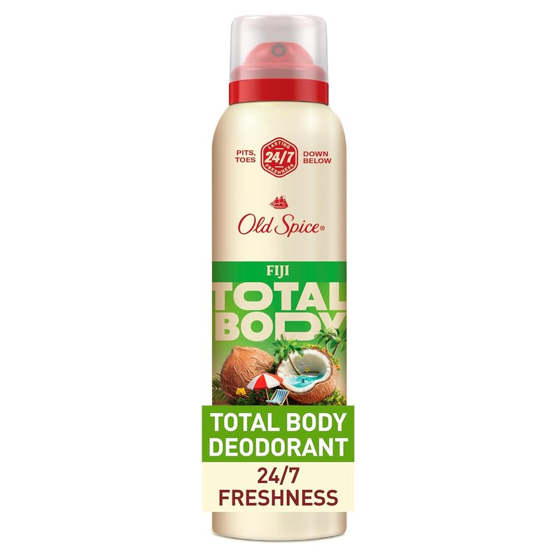 Old Spice Deodorant Spray for Men - Aluminum Free Fiji Scent | 24/7 Odor Protection, 3.5 oz