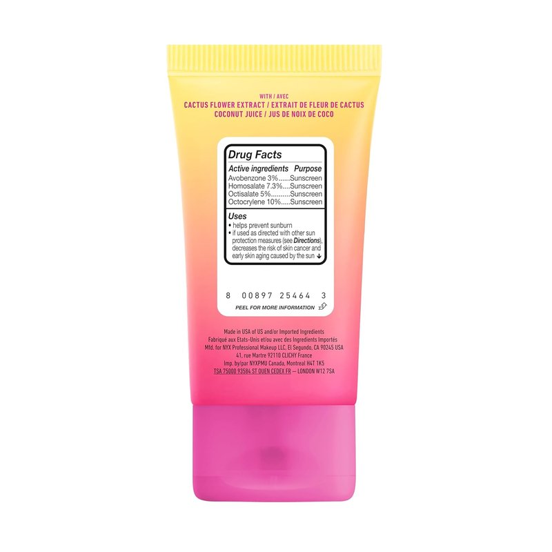 NYX Blurscreen SPF 30 Primer - 3-in-1 Blurring Makeup Primer with Vegan Formula | No White Cast, Non-Greasy
