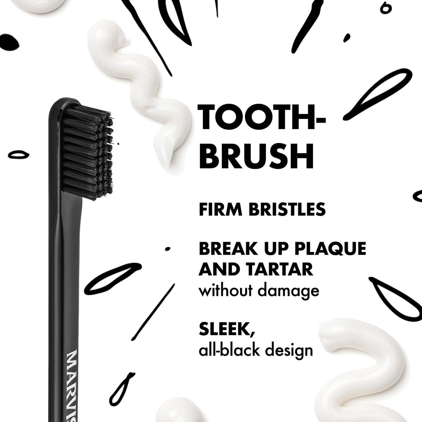 Marvis Toothbrush, Medium Nylon Bristle