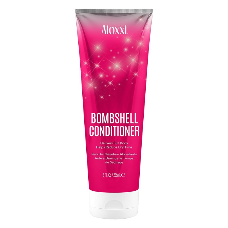 Aloxxi Bombshell Conditioner - All Hair Types, Reduces Drying Time & Adds Volume | Paraben & Sulfate Free, 8 Oz