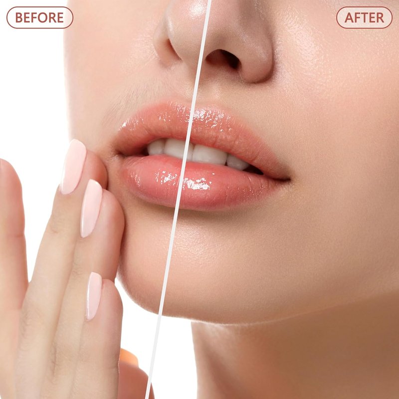 Facial Hair Remover for Women - as Seen on TV Painless Face Shaver - Electric Hair Removal Device for Face Lips Peach Fuzz with Light (Blue)