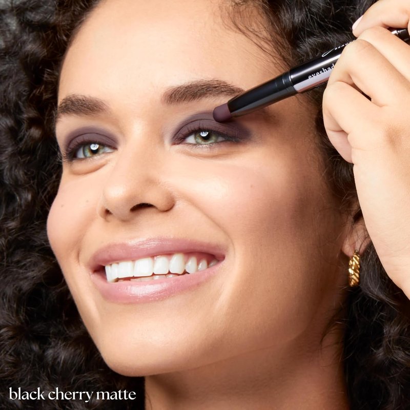Julep Eyeshadow 101 Cream-to-Powder Shadow Stick - Black Cherry Matte | Long-Lasting, Waterproof, Crease-Proof