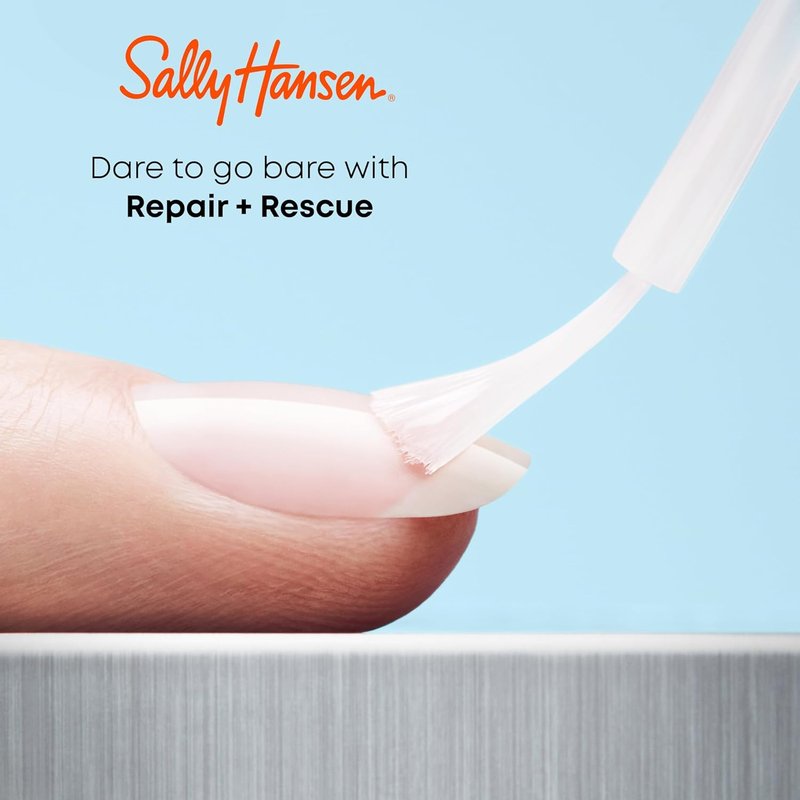 Sally Hansen Nail Treatment - Repair & Rescue Ridge Filler with Hyaluronic Acid | Smooths Nail Imperfections