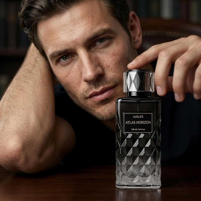 Auelife Cologne for Men - Alcohol-Free Woody Spicy Fragrance | 100ml Daily Wear Perfume