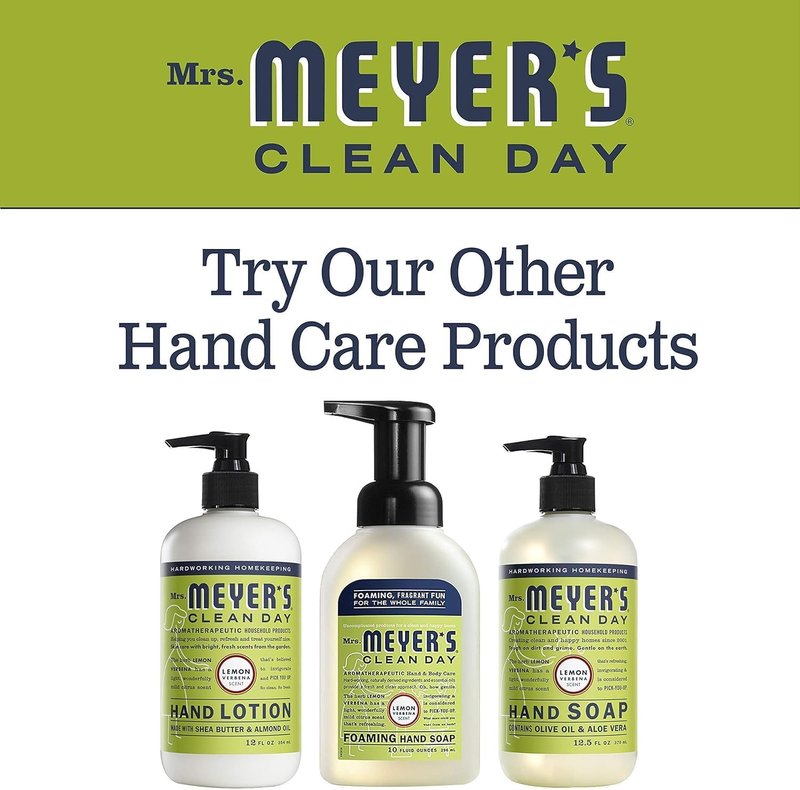 Mrs. Meyers Liquid Hand Soap Refill - 33 Oz Lemon Verbena Scent | Eco-Friendly Pack of 6