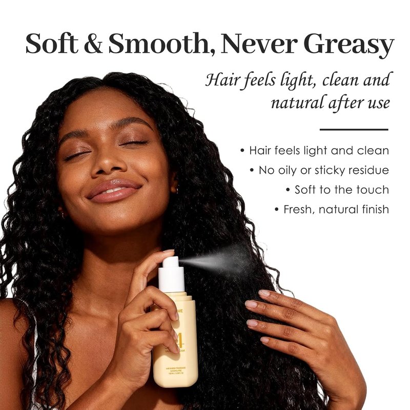 Hair Perfume for Women – Vanilla Cream, Alcohol-Free Soft & Moisturizing Hair & Body Mist, Long-Lasting Clean Fragrance for Hair, Wigs & Fabric, Mother’s Day & Birthday Gift, 100ml / 3.38 fl oz