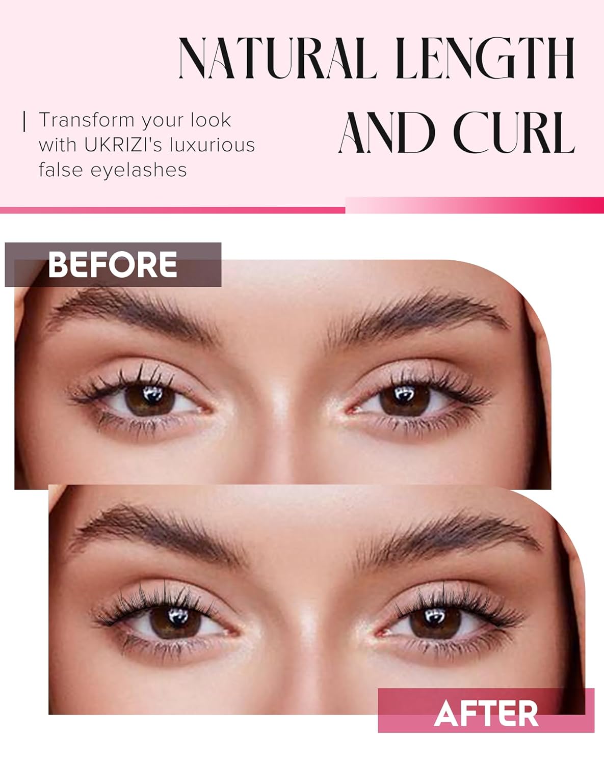 Skiennix Natural Eyelashes - Wispy Short Fake Lashes for a Natural Look | K17