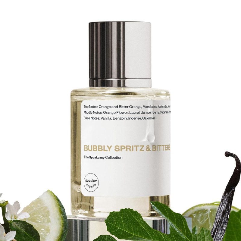 Dossier - Originals - Bubbly Spritz & Bitters - Eau de Parfum - Long-Lasting Sparkling Citrus Fragrance - Unisex - 1.7 fl oz (50ml)