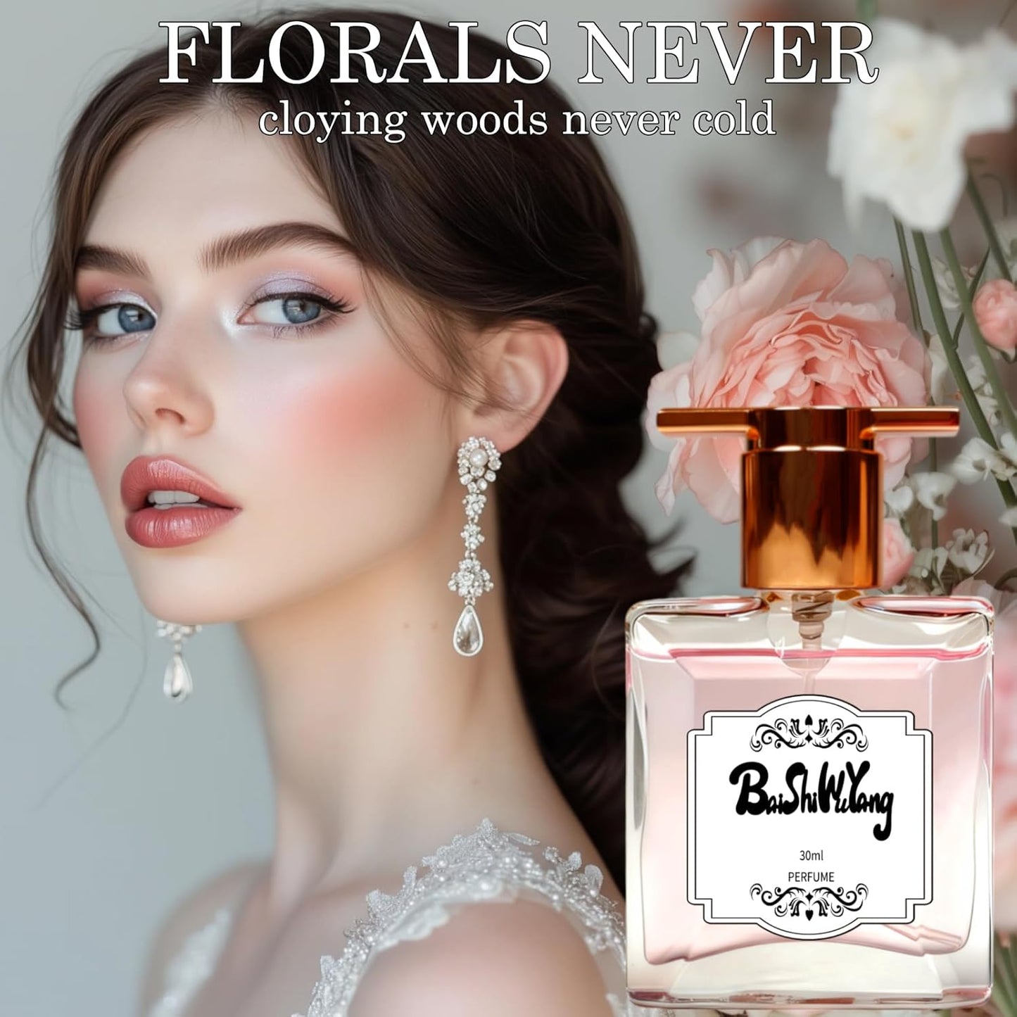 Woody Floral Women's Perfume - Long-Lasting Eau de Parfum with Rose, Jasmine & Salted Vanilla | 25ml / 0.85fl oz