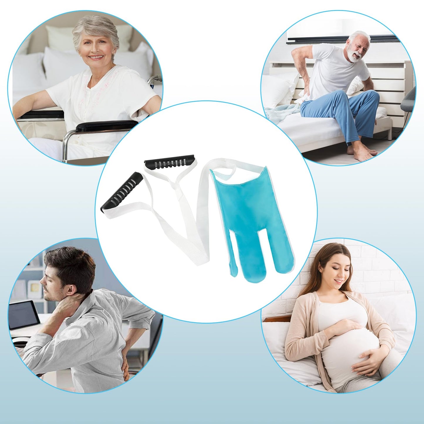 Sock Aid - Sock Aid Device for Seniors, Sock Aids for Putting on and Off, Sock Helper Aide Tool for Disabled, Pregnant, Sock Slider, Sock Assistant Device No Bending (Anti-Slip Handle)