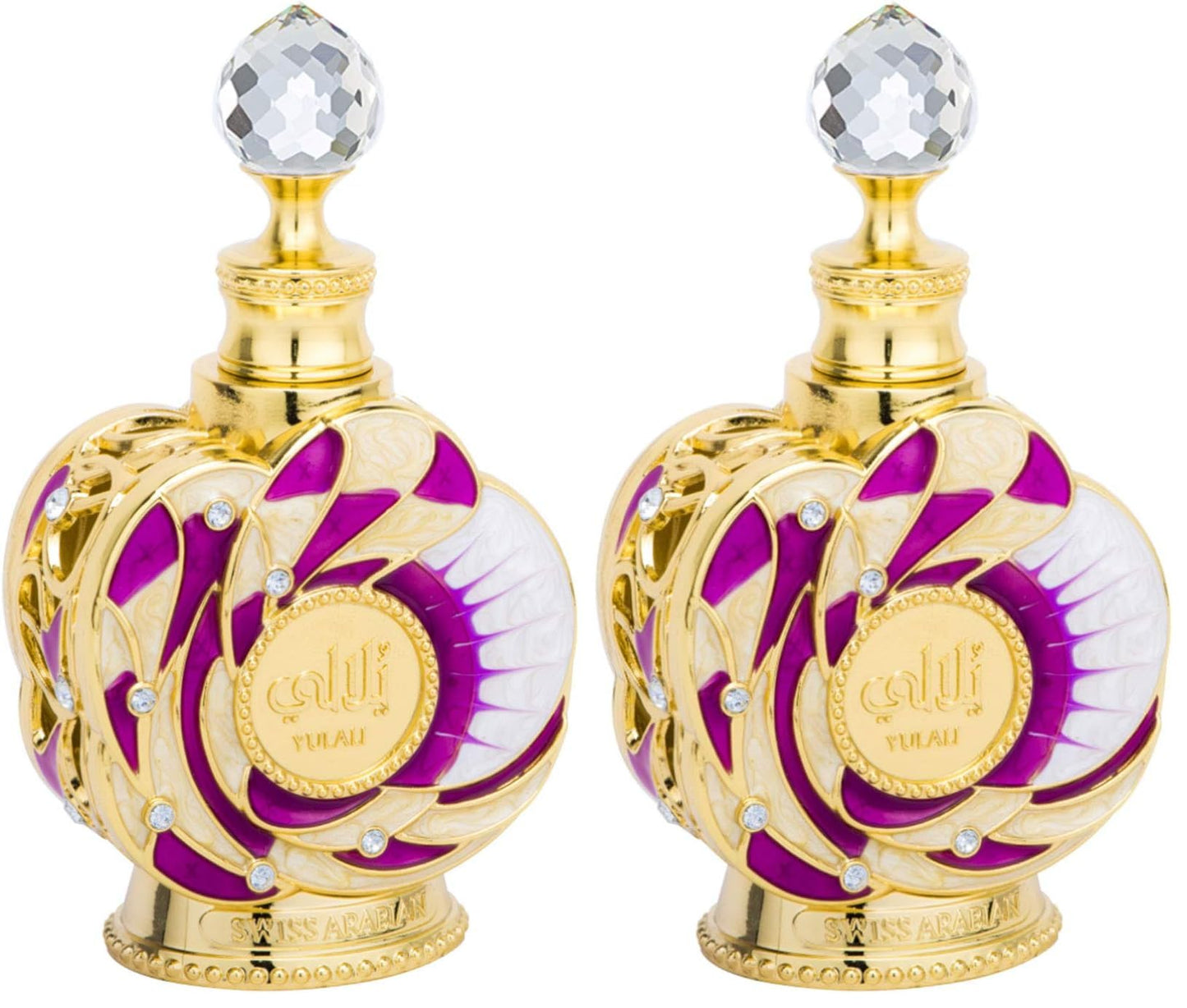 Swiss Arabian Yulali - Luxury Products From Dubai - Long Lasting And Addictive Personal Perfume Oil Fragrance - A Seductive Signature Aroma - 0.5 Oz,(Pack of 2)