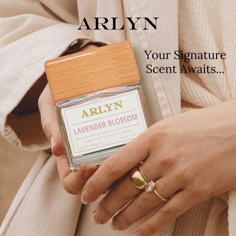 ARLYN Lavender Blossom Eau De Parfum Inspired by Y.S.L Li.b.re, Long-Lasting Perfume for Women, Vegan & Eco-Conscious with Clean Ingredients, Plum,Peach and Vanilla - 50ml / 1.7 oz