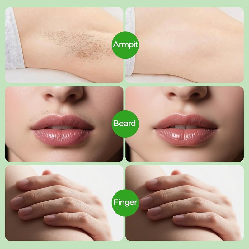 30PCS Facial Hair Removal Wax Paper, Suitable For Women's Face, Chest, Body, Bikini, Arms, Legs, Back, Fingers, Toes Wax Kit, 30 Hair Removal Wax Strips And 3 Calming Oil Napkins