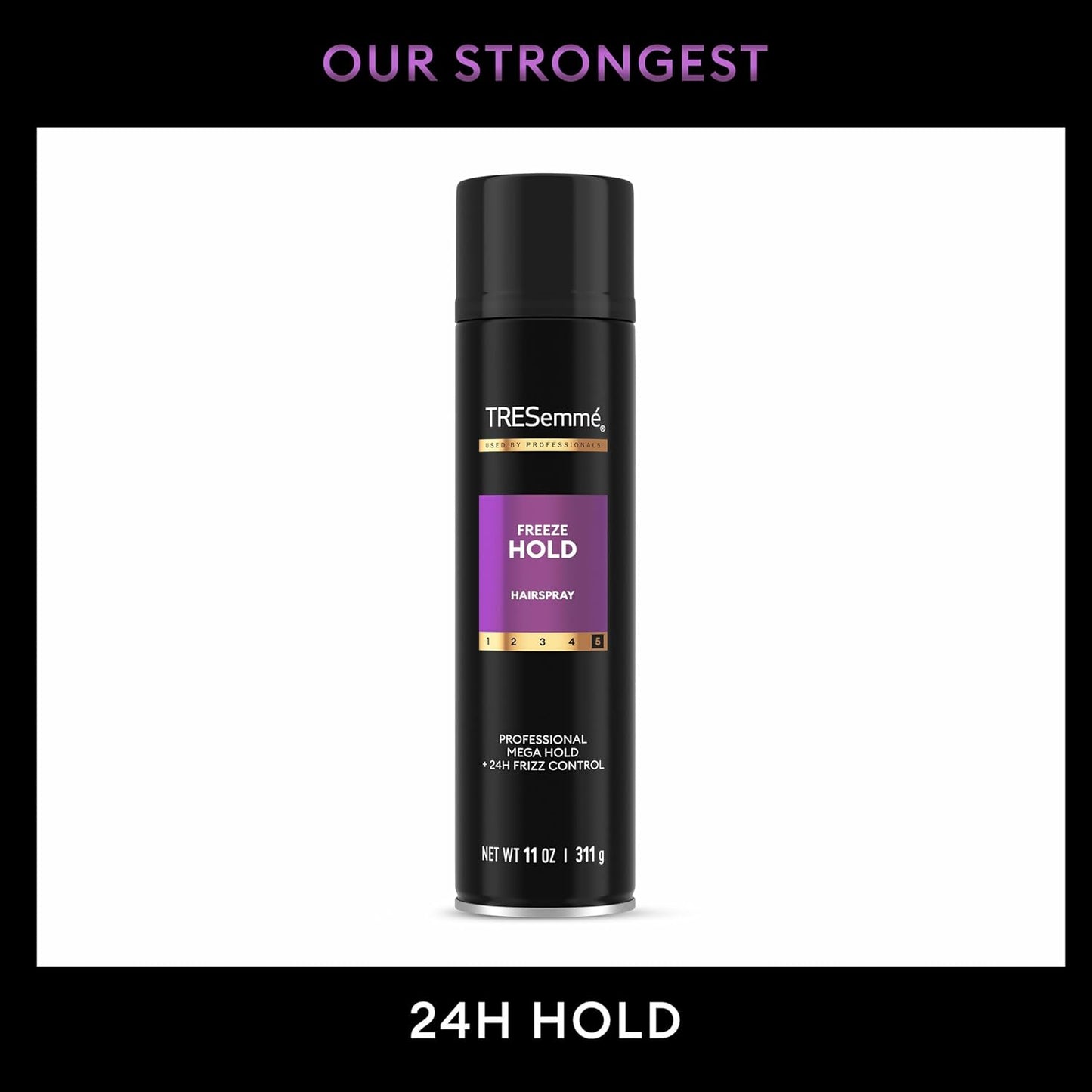 TRESemmé Hairspray - Freeze Hold for 24-Hour Frizz Control | 11 Fl Oz Pack of 6