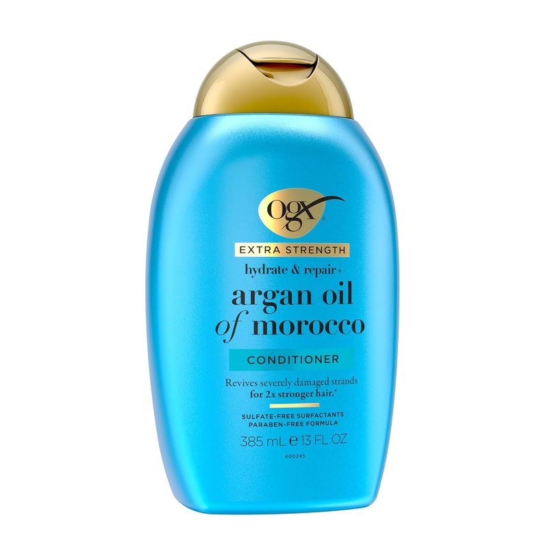 OGX Extra Strength Argan Oil Conditioner - Hydrate & Repair Dry, Damaged Hair | 13 Fl Oz