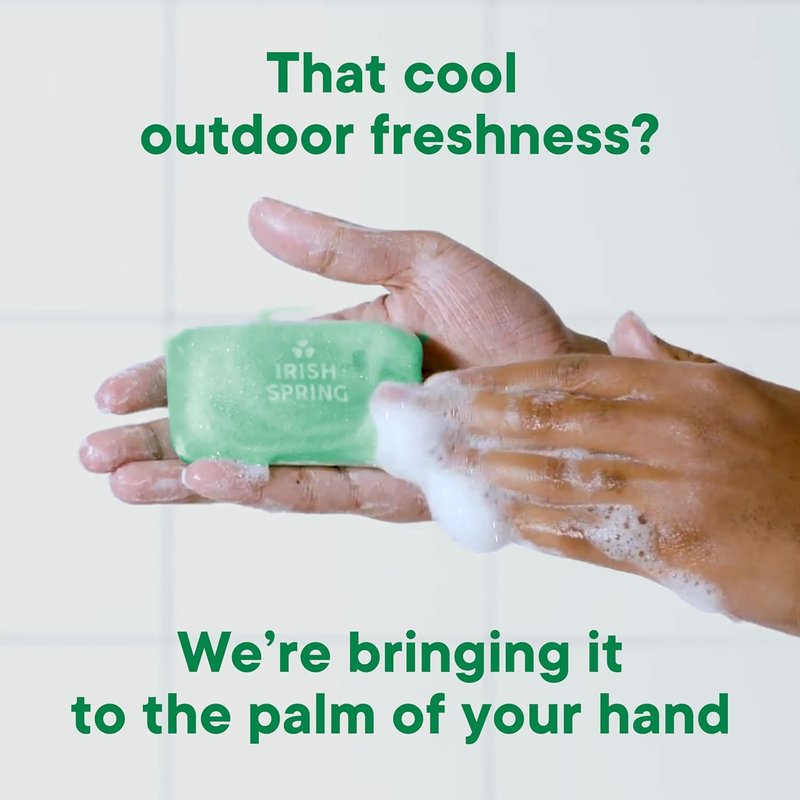 Irish Spring Bar Soap - Original Clean Scent for Men | Fresh & Mild Formula, 3.7 Ounce - 3 Count (Pack of 8)