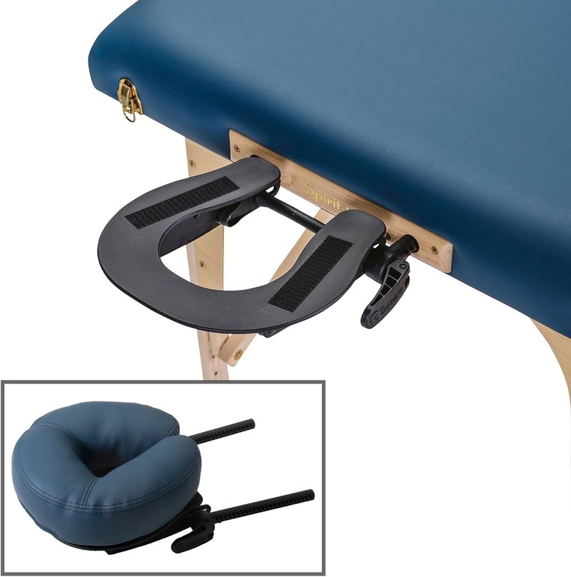 EarthLite Massage Table Face Cradle - Deluxe Adjustable Headrest for Ultimate Comfort | Fits All Massage Tables