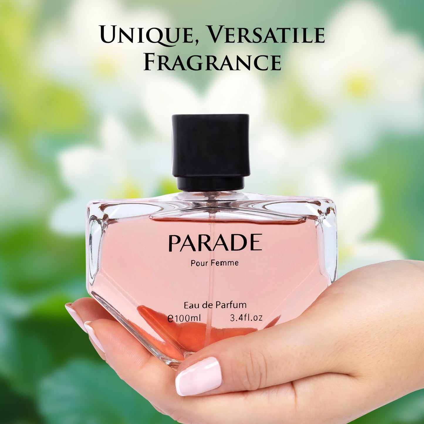 URBAN COLLECTION Parade for Women Eau De Parfum – Vegan, Cruelty-Free & Free of Paraben – Amber & Floral Scent – Pear & Bergamot Top Notes – Bourbon Vanilla & White Musk – Elegant 100ml Bottle