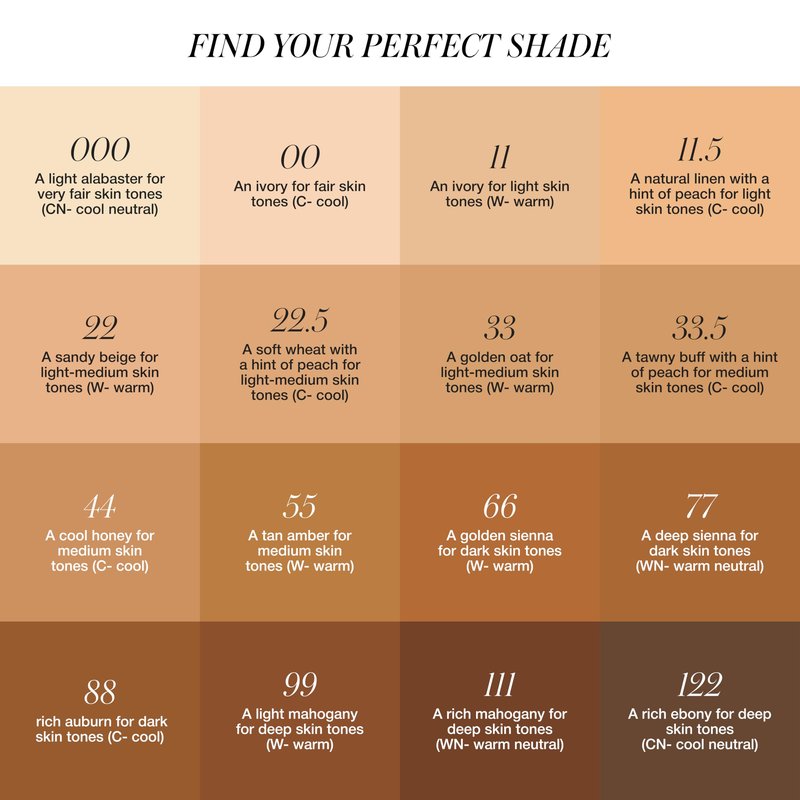 RMS Beauty ReEvolve Natural Finish Liquid Foundation (Shade 44). Lightweight, hydrating, buildable medium coverage for even skin. Nourishing, long-lasting formula for medium tones. 1 fl oz.