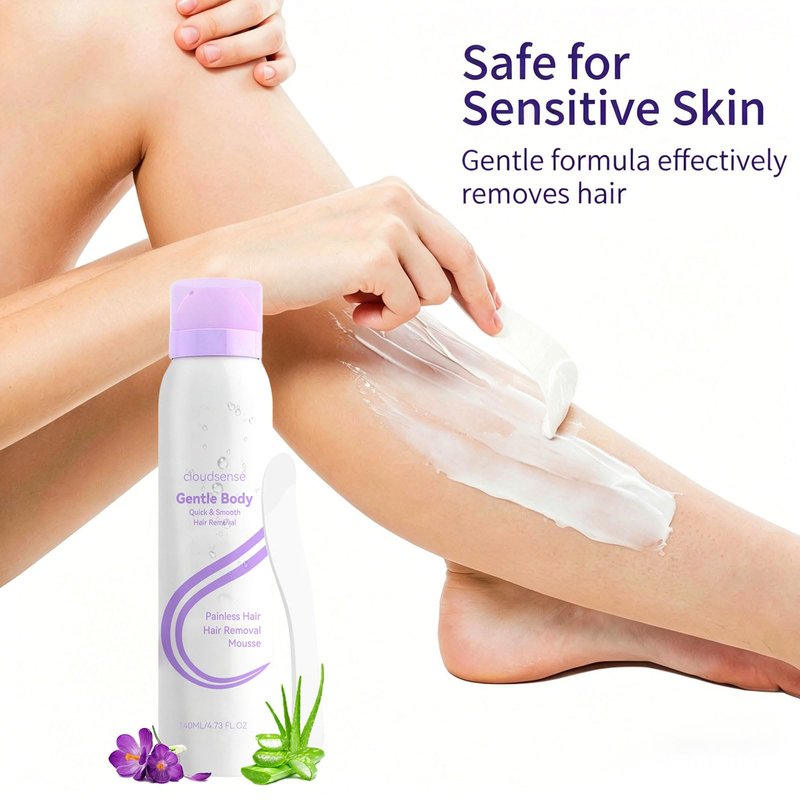 New Upgraded Cloud Sense Pain-Free Hair Removal Spray,Smooth Hair Removal Spray for Sensitive Skin,Gentle Spray Hair Remover for Legs, Bikini, Underarms & Full Body Women & Men (2pcs)